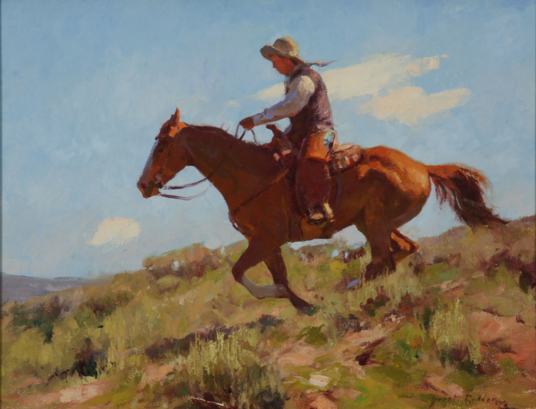 Grant Redden, Western Artist, New Paintings Available, Shows